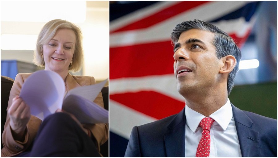 Liz Truss e Rishi Sunak