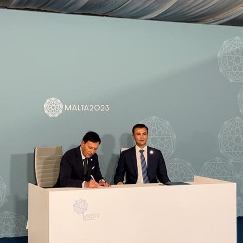 Ambasciatore Fabrizio Romano con il Ministro Silvio Schembri