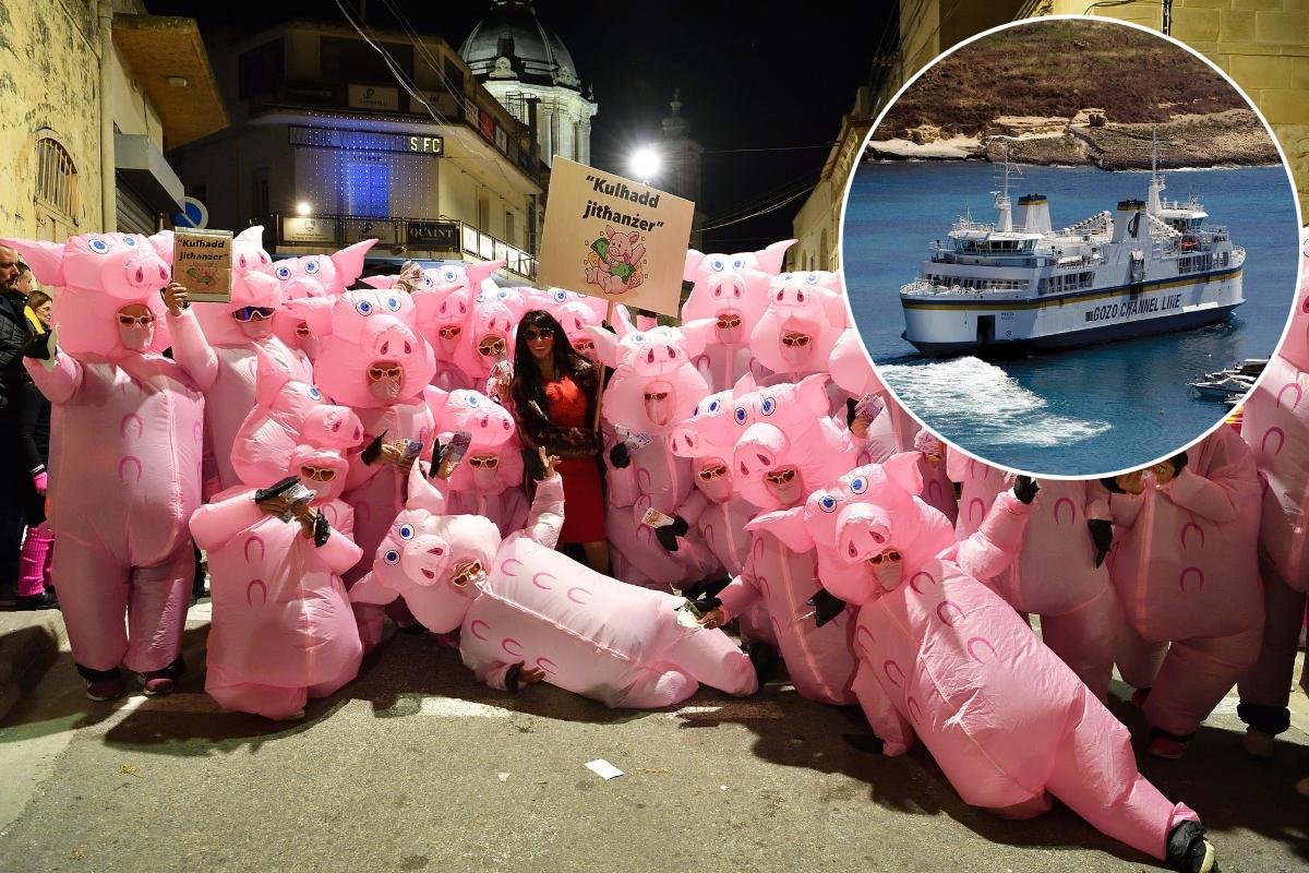 Persone Raggiungono Gozo Per Il Weekend Di Carnevale Gazzetta Di Malta