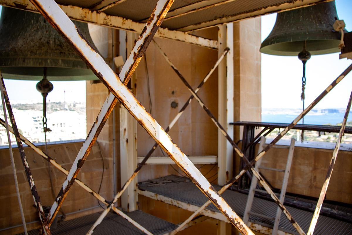The bells have already been silent for months, to avoid unnecessary vibrations within the structure.
