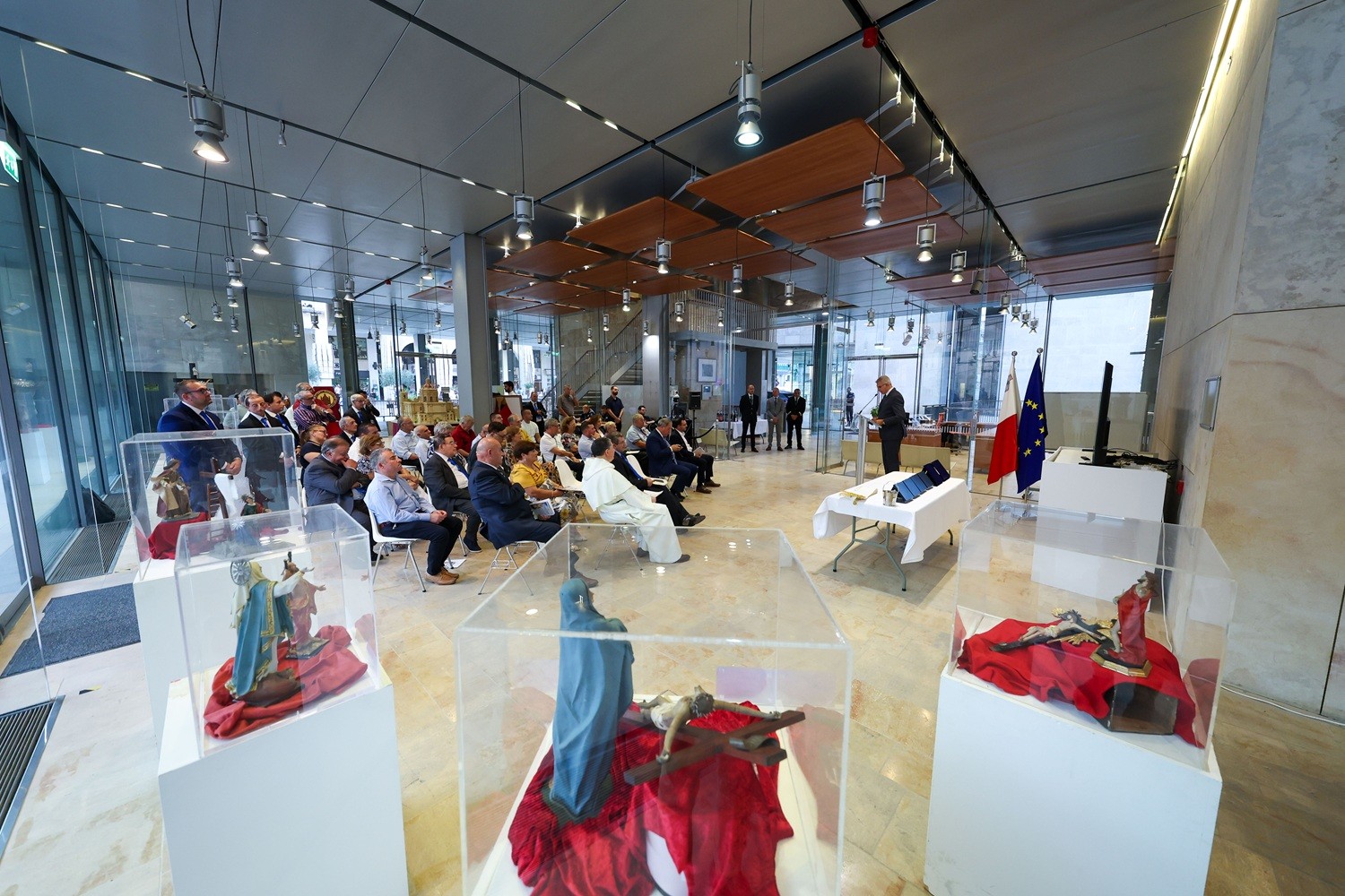 PRESS RELEASE BY THE OFFICE OF THE SPEAKER “Imago Sagra” exhibition inaugurated at the Parliament of Malta