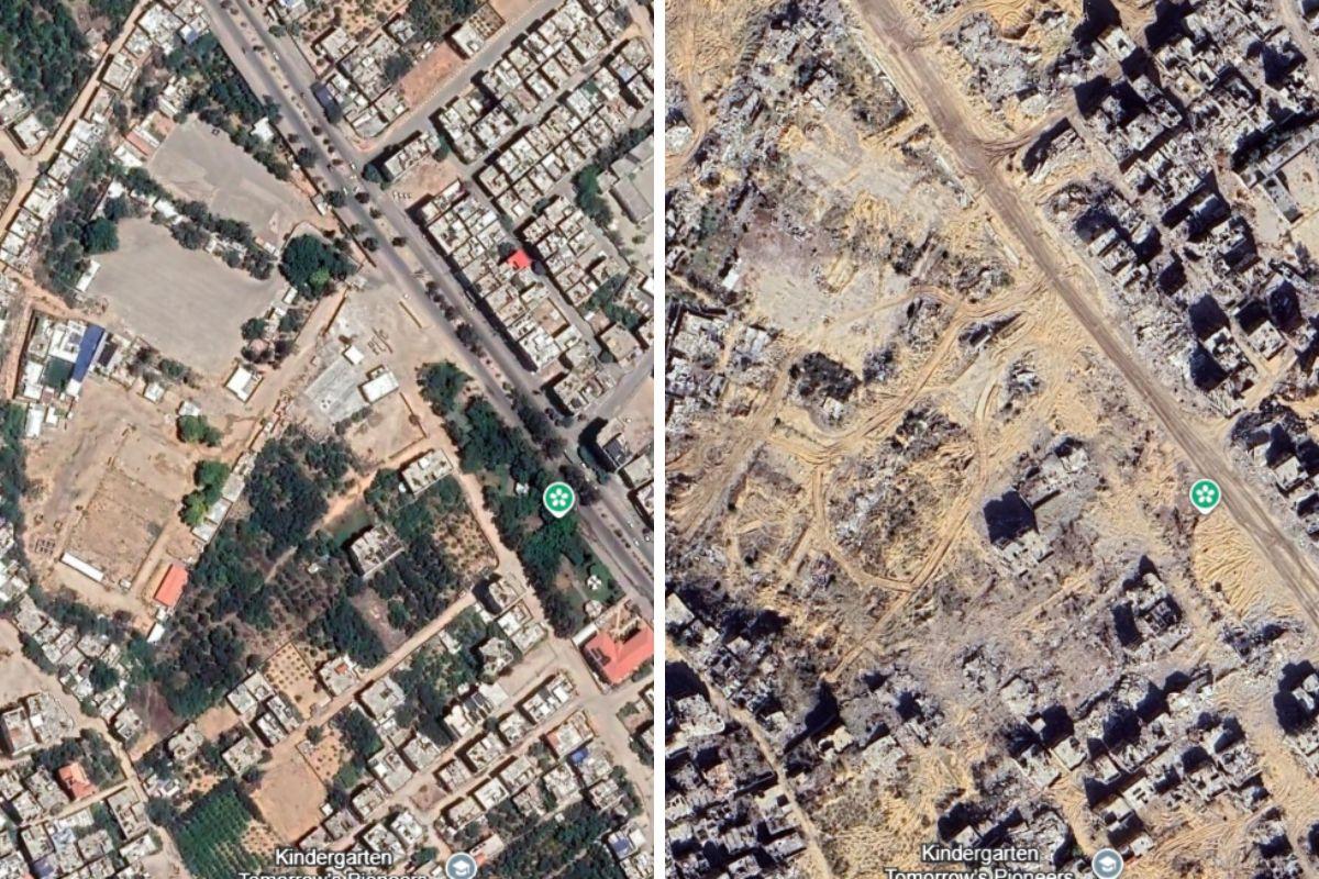 Left: July 2023. Right: July 2025. Photos: Google Earth
