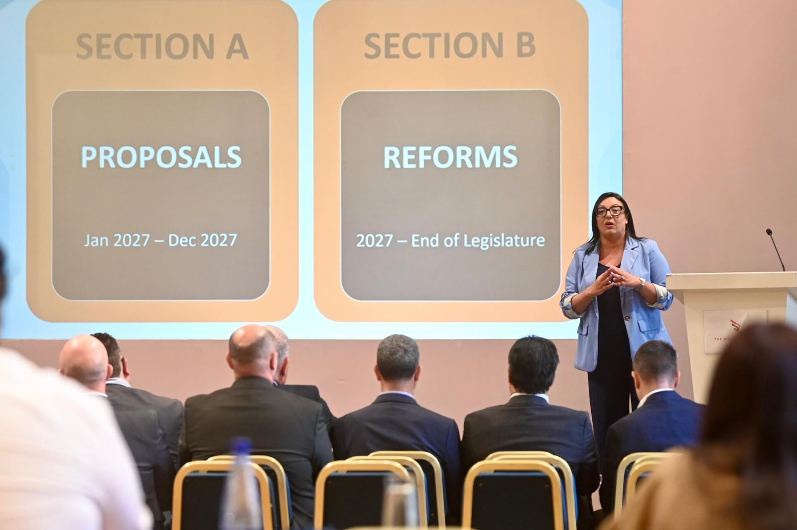 L'amministratrice delegata della camera Marthese Portelli ha evidenziato diverse criticità strutturali dell'economia maltese.