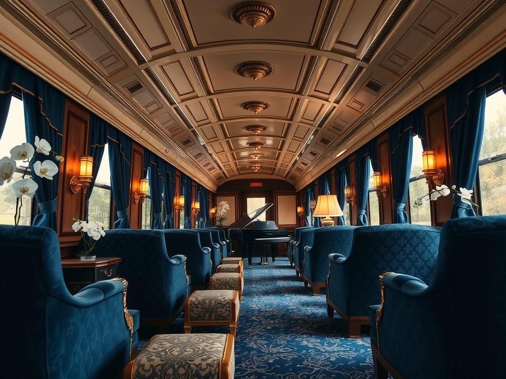 L’interno del Venice Simplon-Orient Express. Immagine generata con AI – Gazzetta di Malta