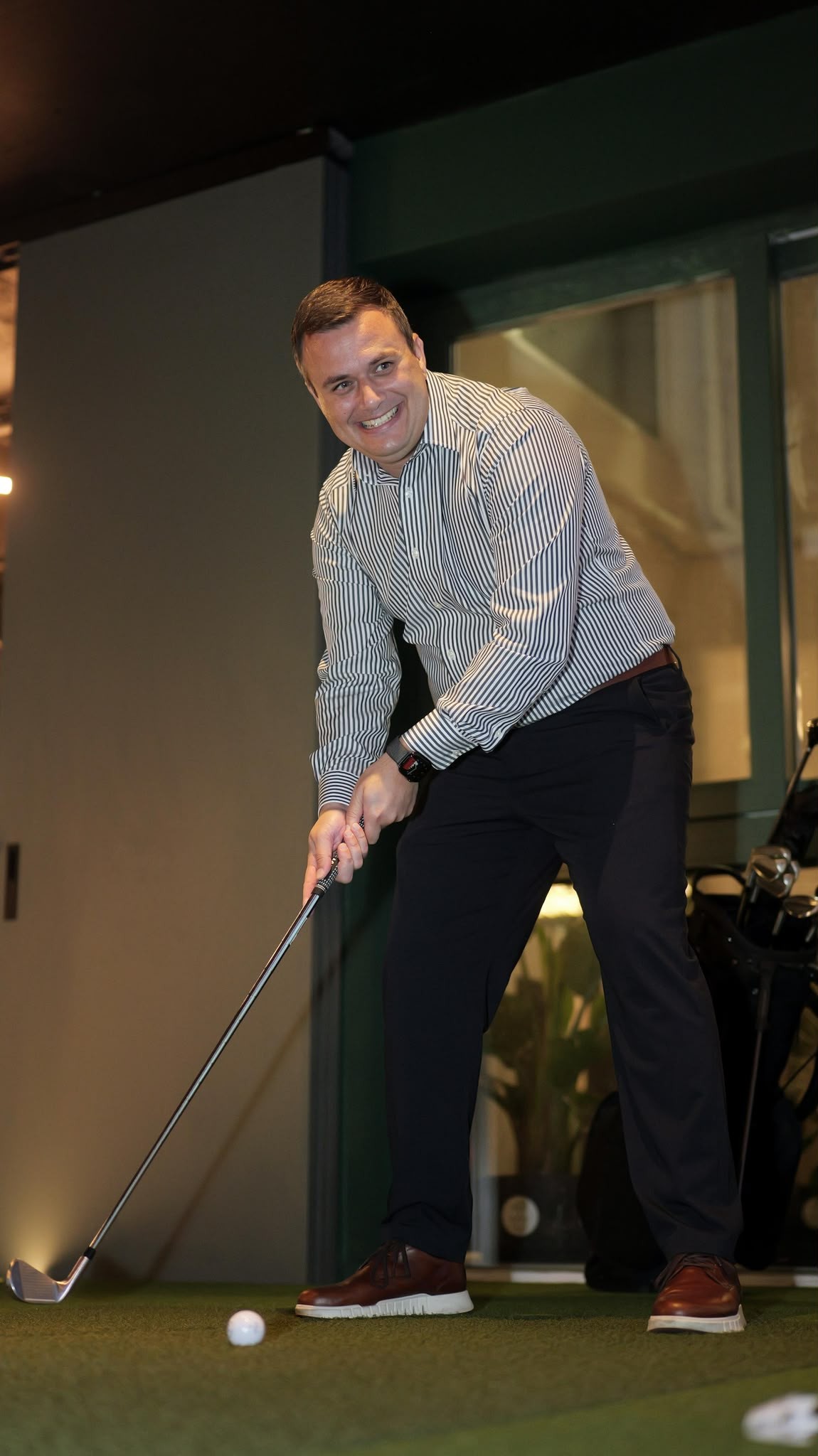 Byron Camilleri inaugura The Sweet Spot, il primo golf indoor a Malta