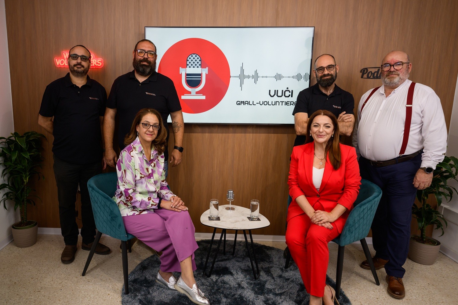 Nuovo studio podcast al Centro Jake Vella per le associazioni di volontariato
