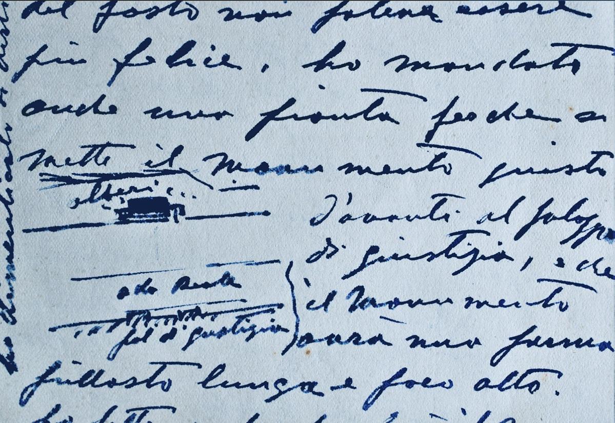 Parte di una lettera di Antonio Sciortino a Vincenzo Bonello, in cui si discute del progettato monumento del Grande Assedio.