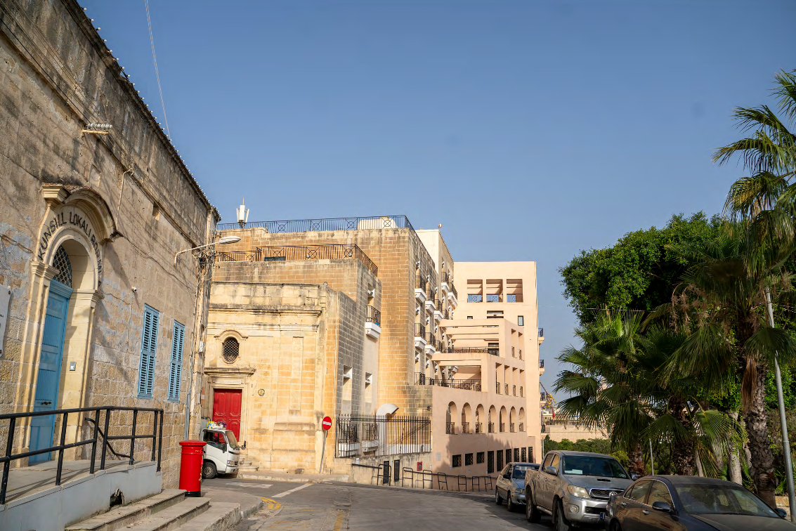 La casa per anziani risulterà leggermente più alta vista da Triq il-Ġublew tal-Fidda. Foto: Planning Authority