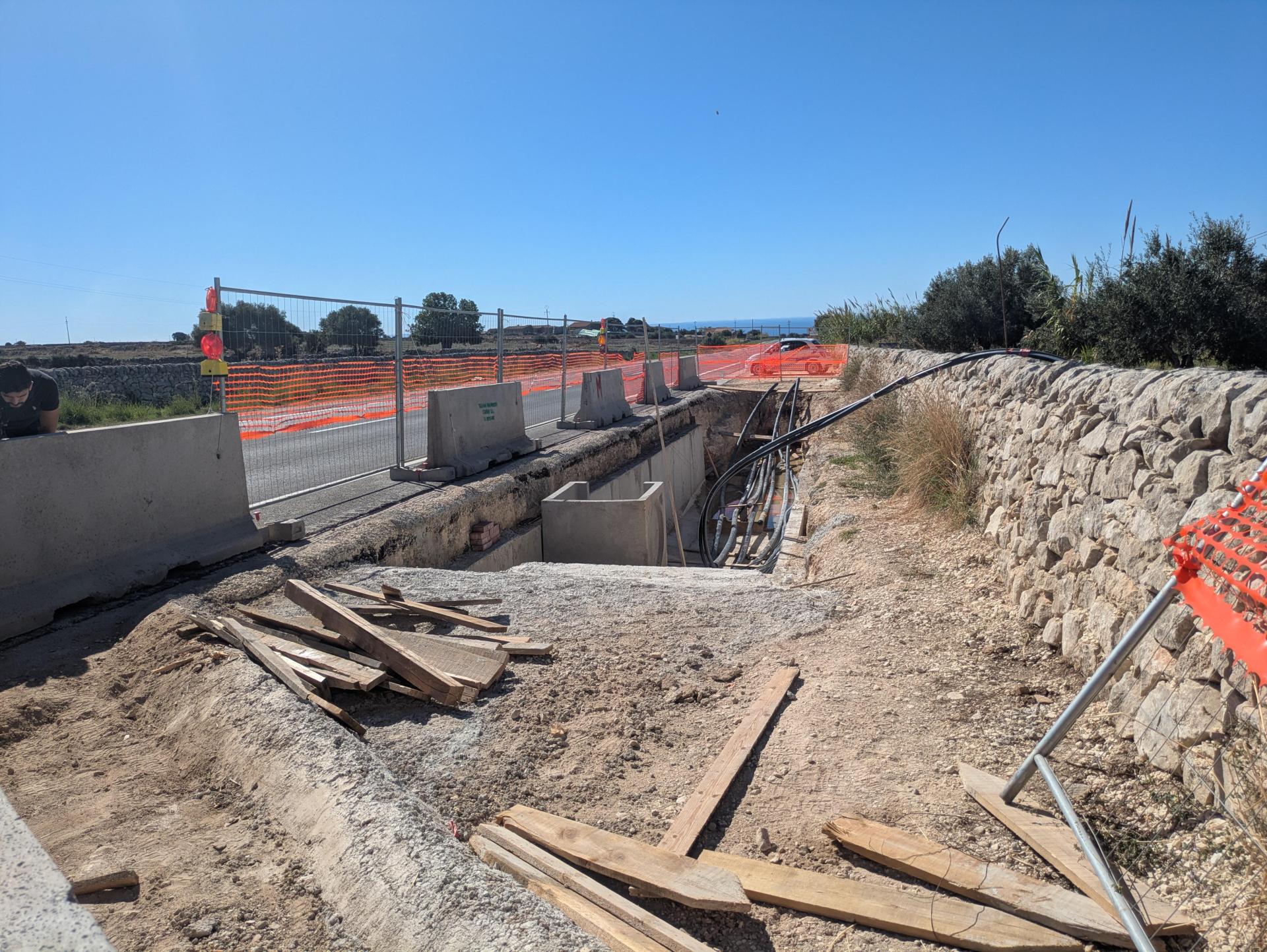 One of the 21 joint bays, connecting sections of the interconnector together. Photo: Neville Borg